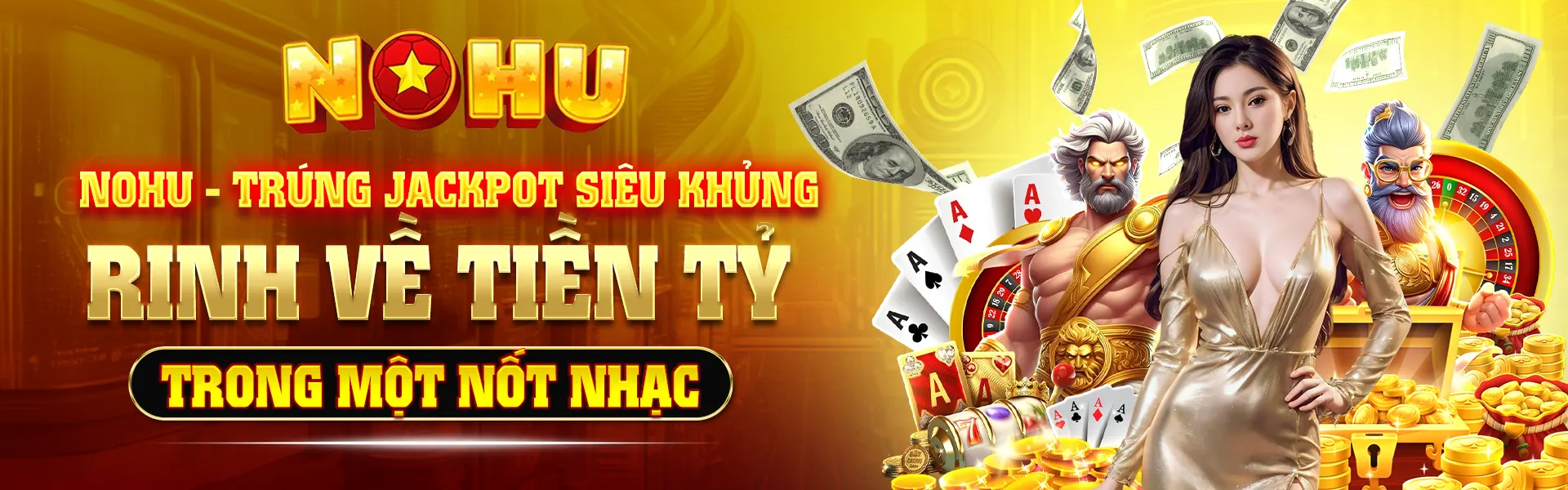 Nohu trúng jackpot nổ hũ siêu khủng, nhận tiền trong một nốt nhạc